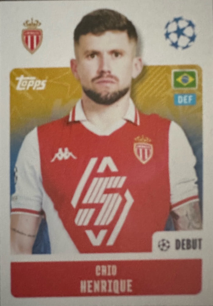 Champions League 2024/25 Topps Mancolista - Scegli figurina Da 1 a 100