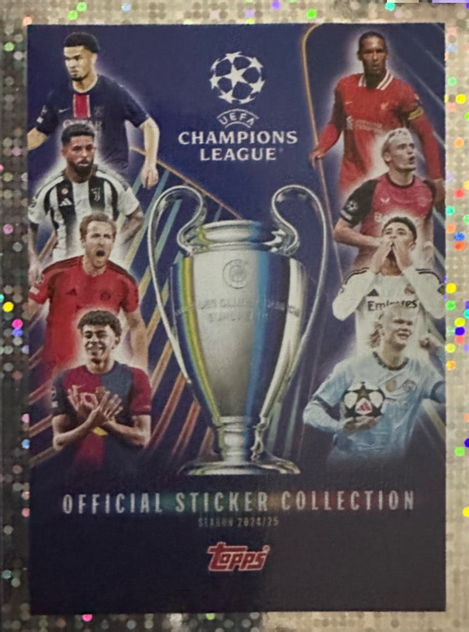 Champions League 2024/25 Topps Mancolista - Scegli figurina Da 1 a 100