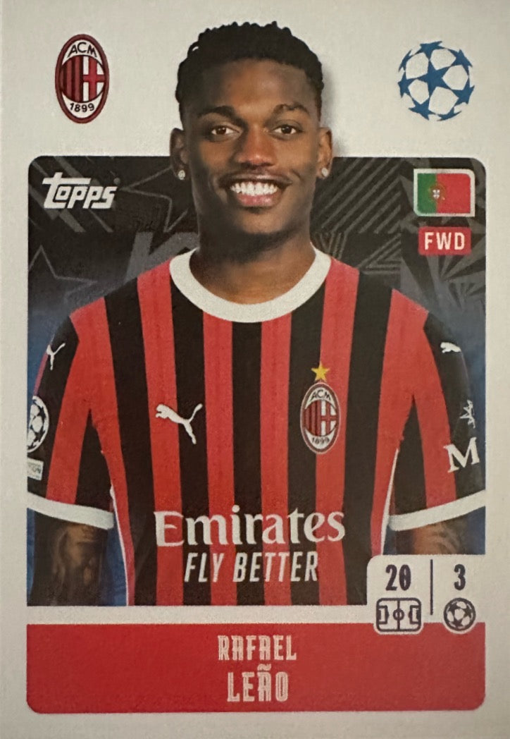 Champions League 2024/25 Topps Mancolista - Scegli figurina Da 1 a 100