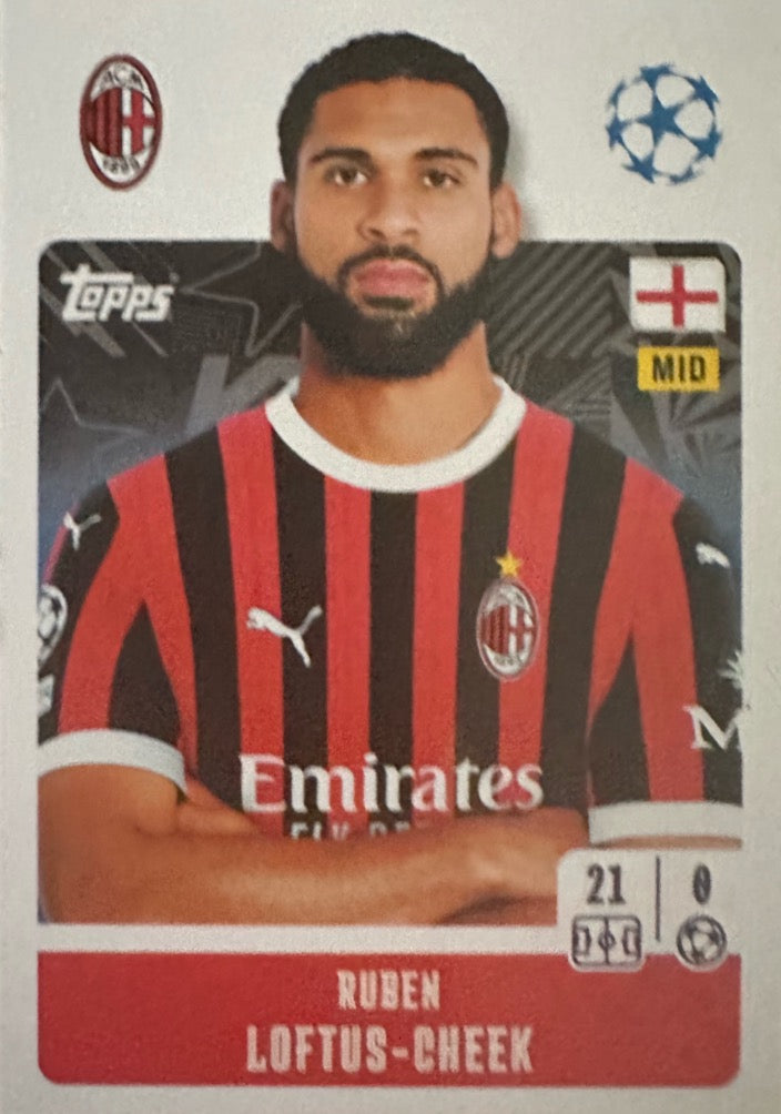 Champions League 2024/25 Topps Mancolista - Scegli figurina Da 1 a 100