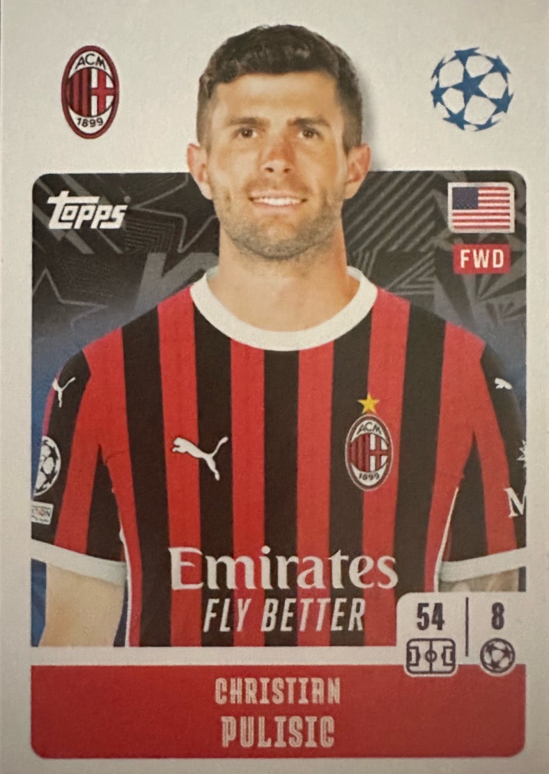 Champions League 2024/25 Topps Mancolista - Scegli figurina Da 1 a 100