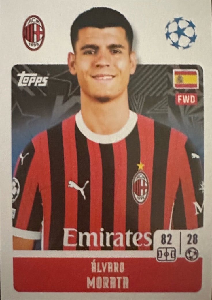 Champions League 2024/25 Topps Mancolista - Scegli figurina Da 1 a 100