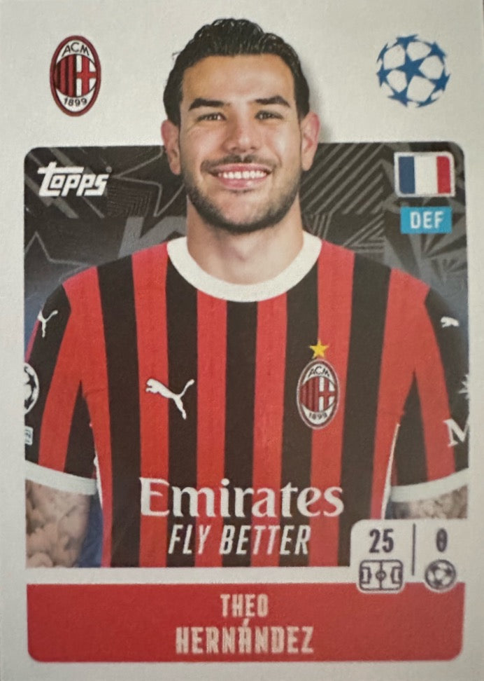 Champions League 2024/25 Topps Mancolista - Scegli figurina Da 1 a 100