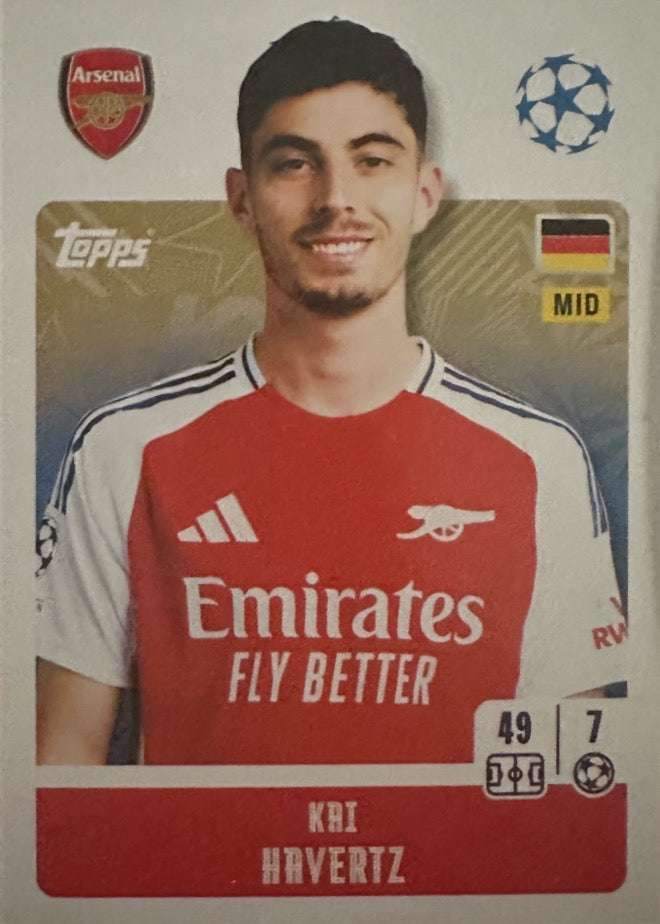 Champions League 2024/25 Topps Mancolista - Scegli figurina Da 1 a 100