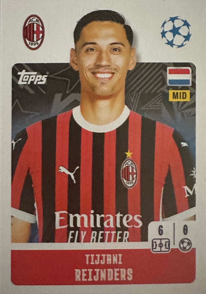 Champions League 2024/25 Topps Mancolista - Scegli figurina Da 1 a 100