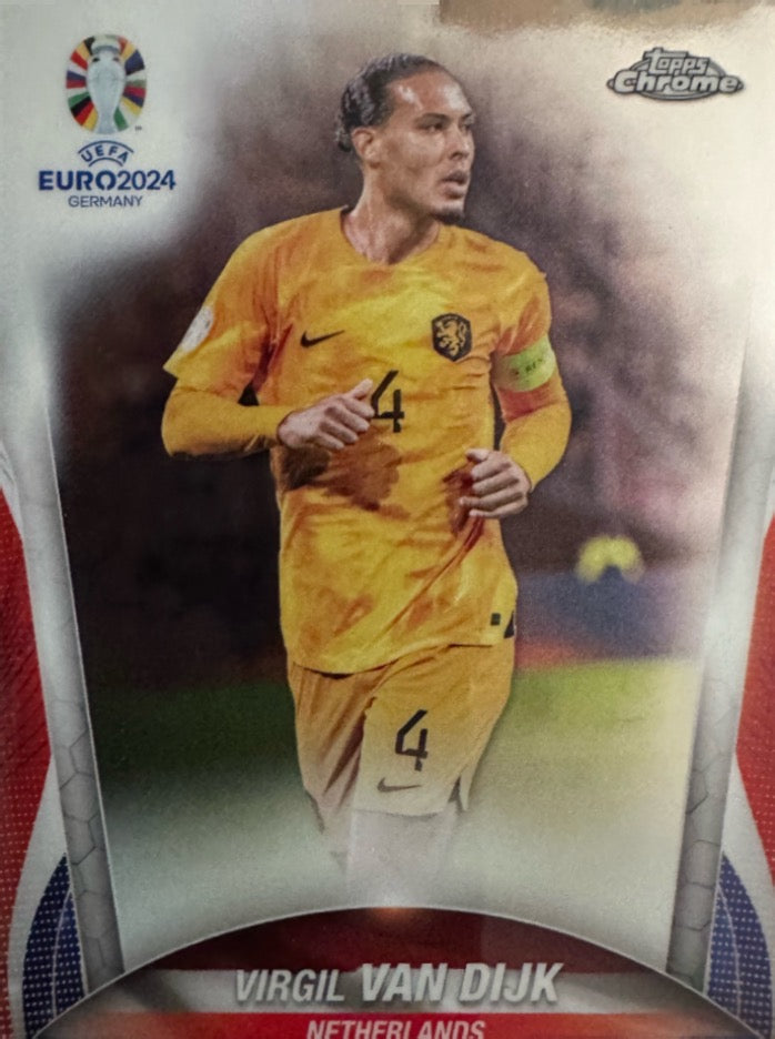 Euro 2024 Topps Chrome Mancolista - Scegli Card Base da 1 a 75