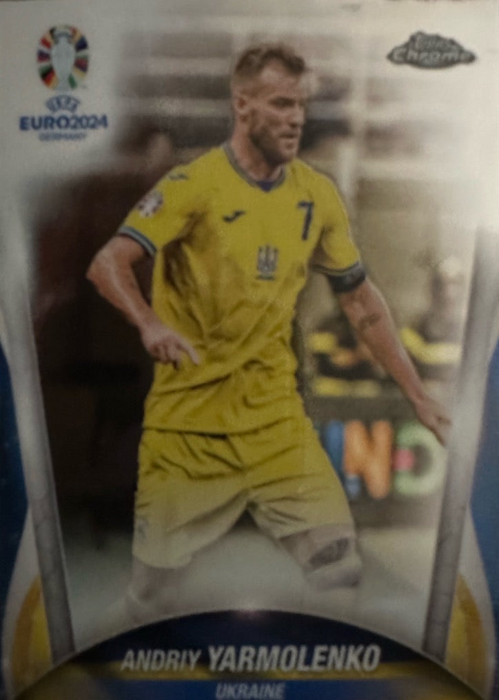 Euro 2024 Topps Chrome Mancolista - Scegli Card Base da 1 a 75