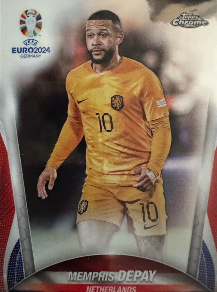 Euro 2024 Topps Chrome Mancolista - Scegli Card Base da 1 a 75