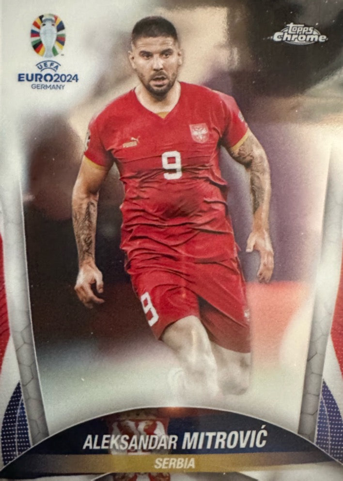 Euro 2024 Topps Chrome Mancolista - Scegli Card Base da 1 a 75