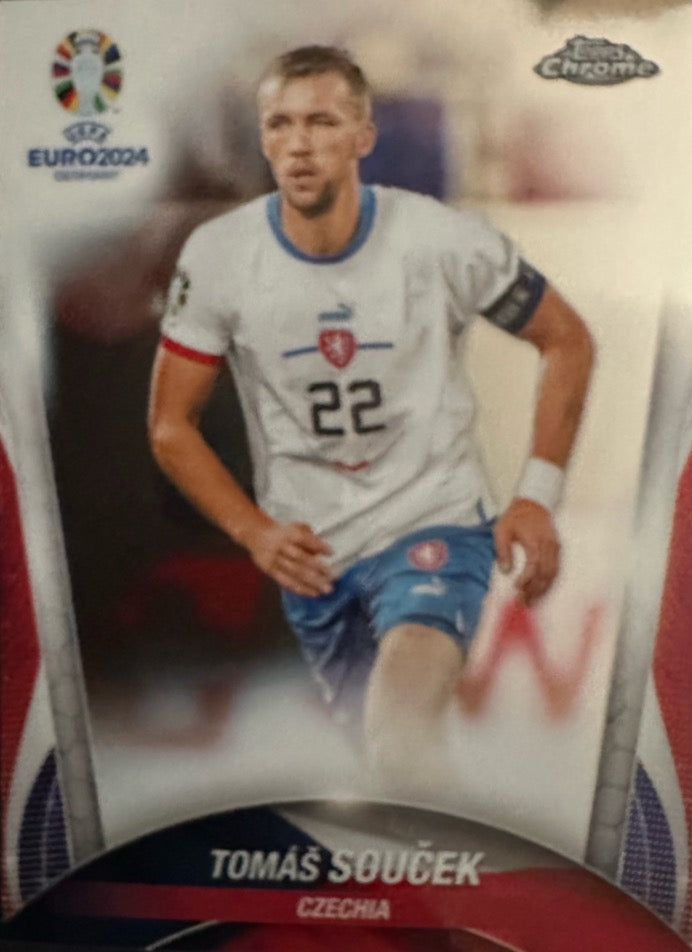 Euro 2024 Topps Chrome Mancolista - Scegli Card Base da 1 a 75