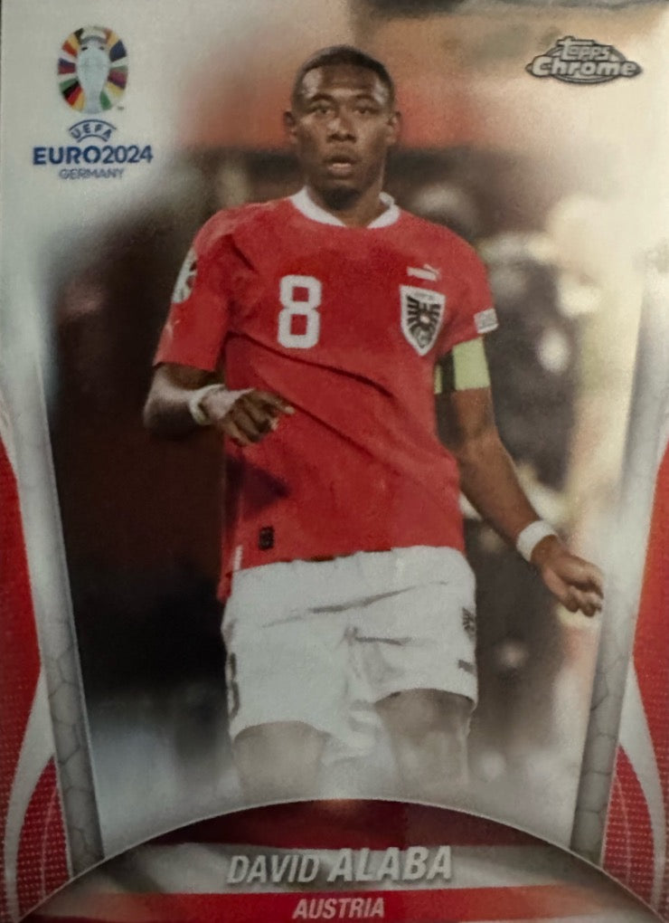 Euro 2024 Topps Chrome Mancolista - Scegli Card Base da 1 a 75