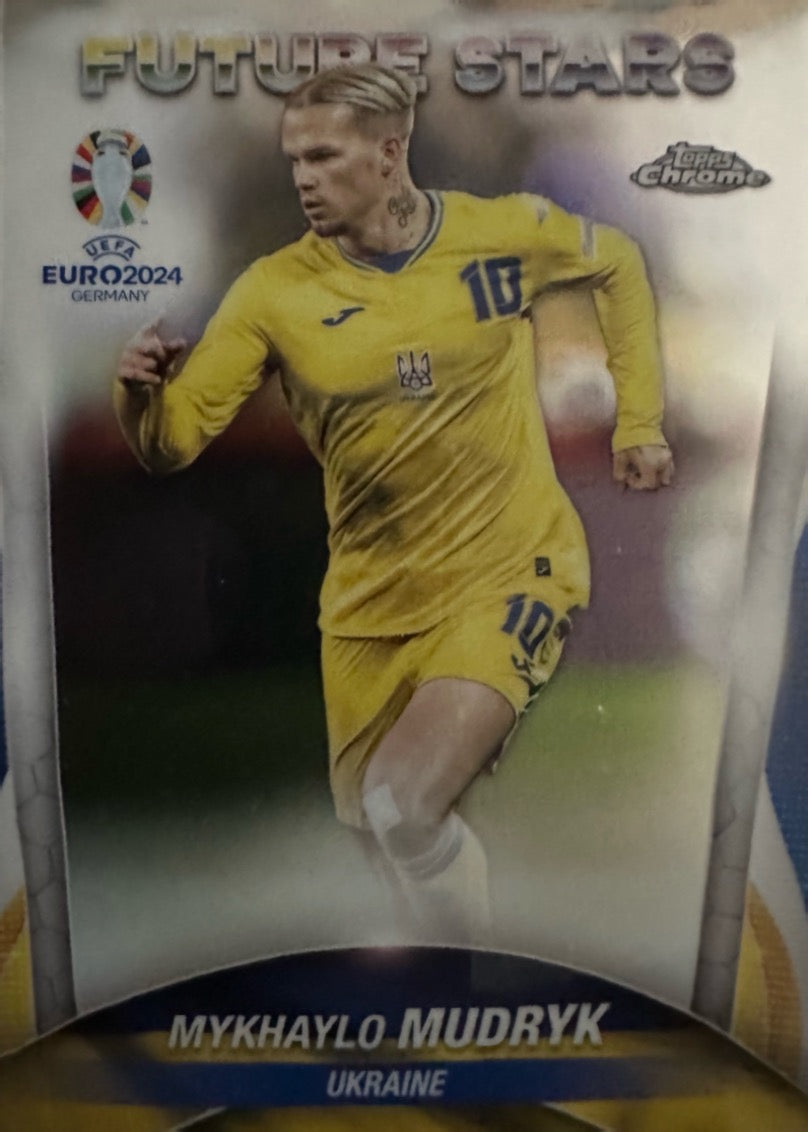 Euro 2024 Topps Chrome Mancolista - Scegli Card Base da 1 a 75