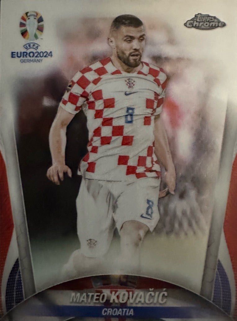 Euro 2024 Topps Chrome Mancolista - Scegli Card Base da 1 a 75