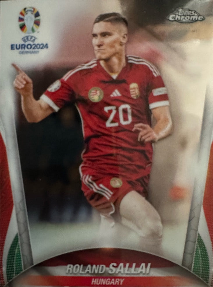 Euro 2024 Topps Chrome Mancolista - Scegli Card Base da 1 a 75