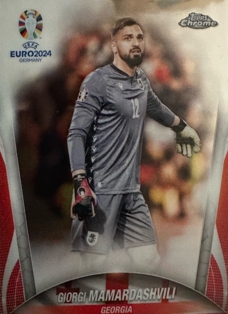 Euro 2024 Topps Chrome Mancolista - Scegli Card Base da 1 a 75