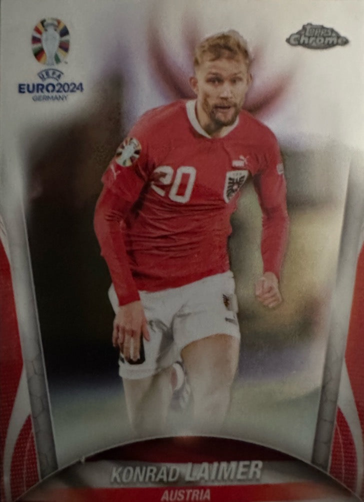 Euro 2024 Topps Chrome Mancolista - Scegli Card Base da 1 a 75