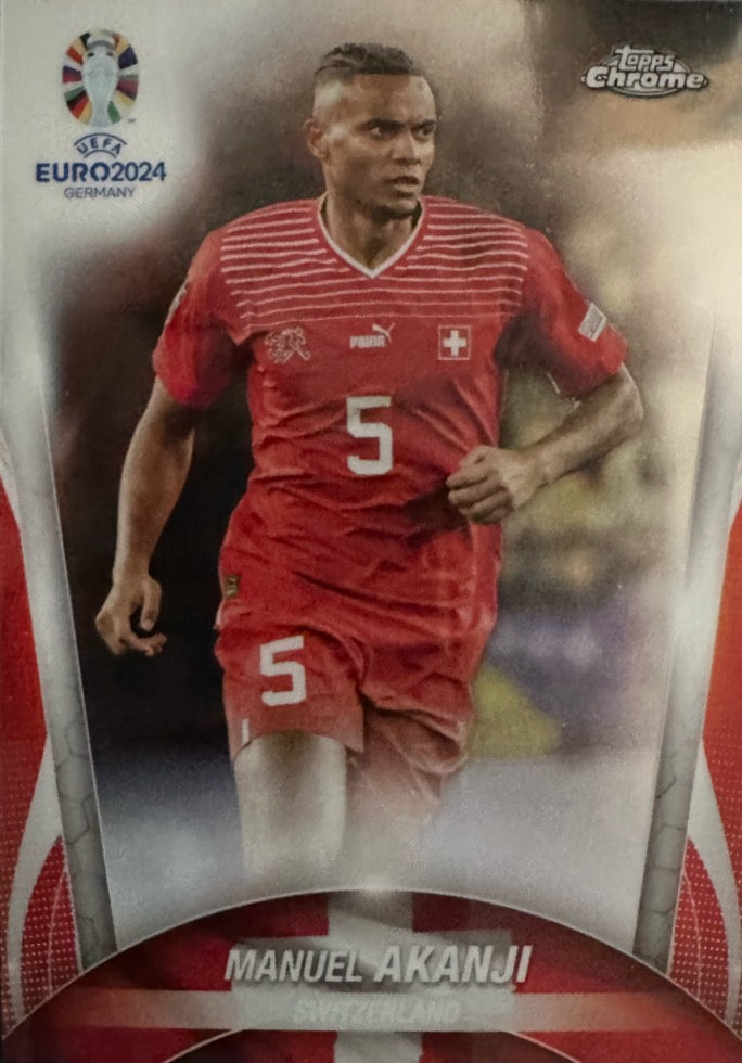 Euro 2024 Topps Chrome Mancolista - Scegli Card Base da 1 a 75