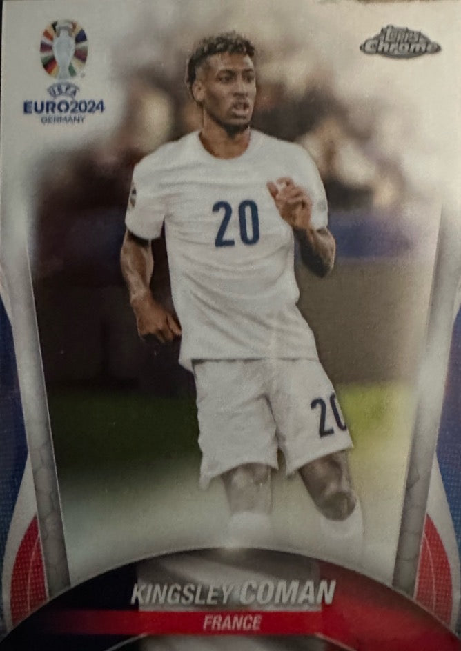 Euro 2024 Topps Chrome Mancolista - Scegli Card Base da 76 a 150