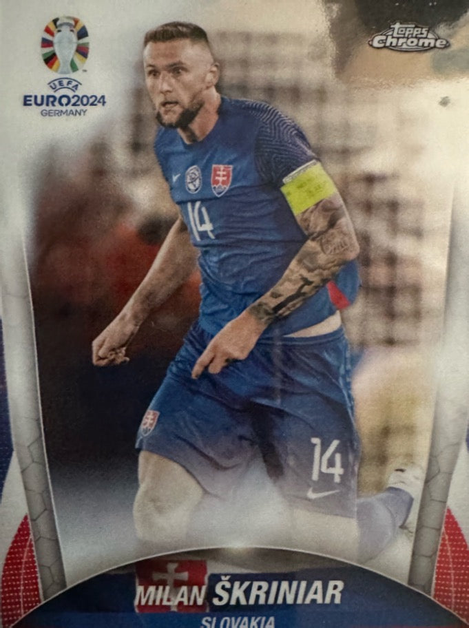 Euro 2024 Topps Chrome Mancolista - Scegli Card Base da 1 a 75