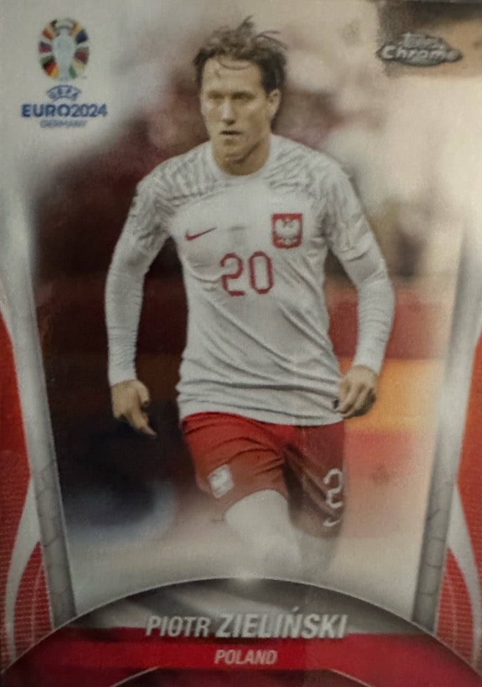 Euro 2024 Topps Chrome Mancolista - Scegli Card Base da 76 a 150