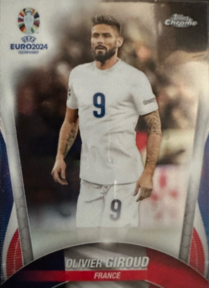 Euro 2024 Topps Chrome Mancolista - Scegli Card Base da 76 a 150