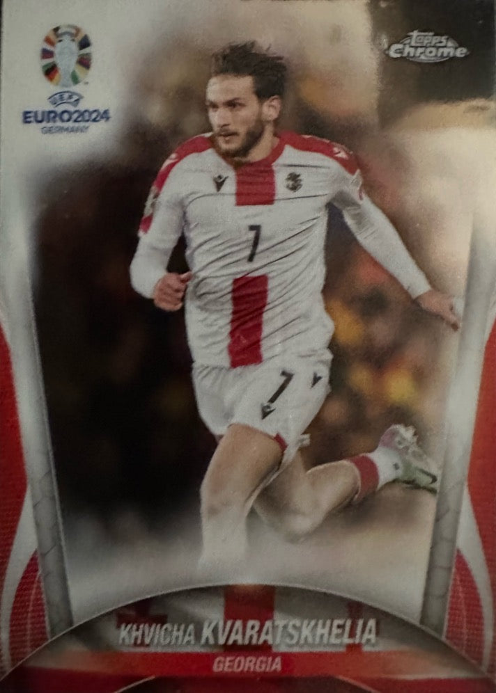 Euro 2024 Topps Chrome Mancolista - Scegli Card Base da 76 a 150