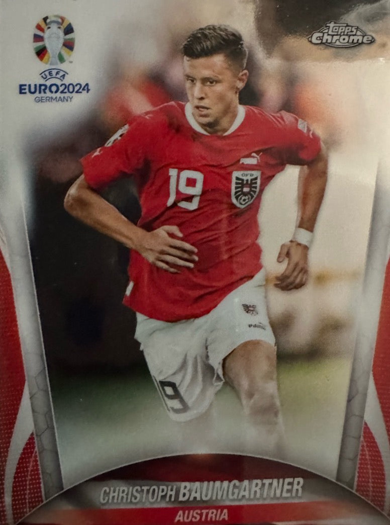 Euro 2024 Topps Chrome Mancolista - Scegli Card Base da 76 a 150