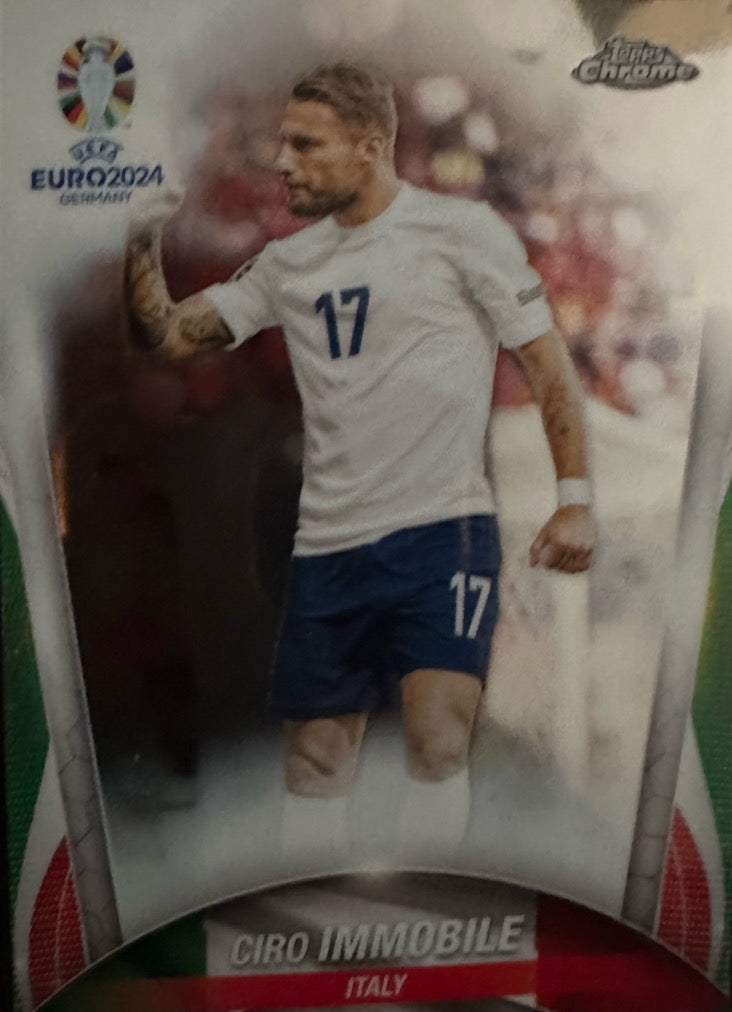 Euro 2024 Topps Chrome Mancolista - Scegli Card Base da 76 a 150