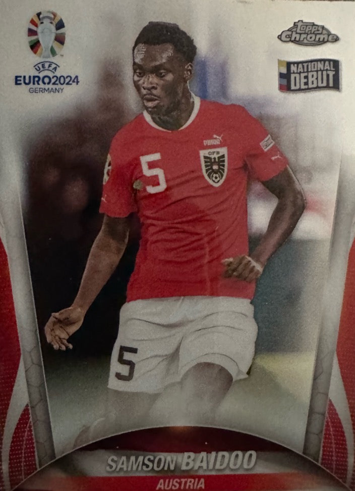 Euro 2024 Topps Chrome Mancolista - Scegli Card Base da 76 a 150