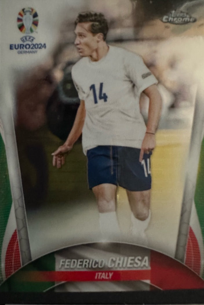 Euro 2024 Topps Chrome Mancolista - Scegli Card Base da 76 a 150