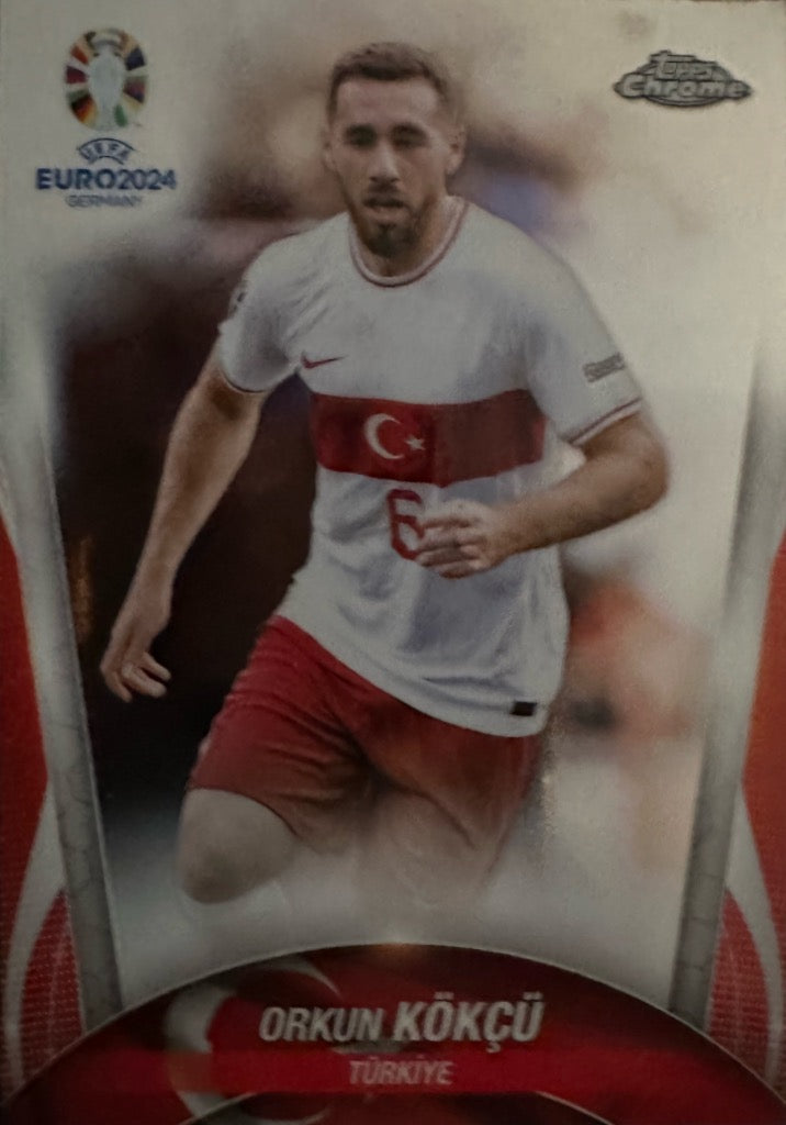 Euro 2024 Topps Chrome Mancolista - Scegli Card Base da 76 a 150