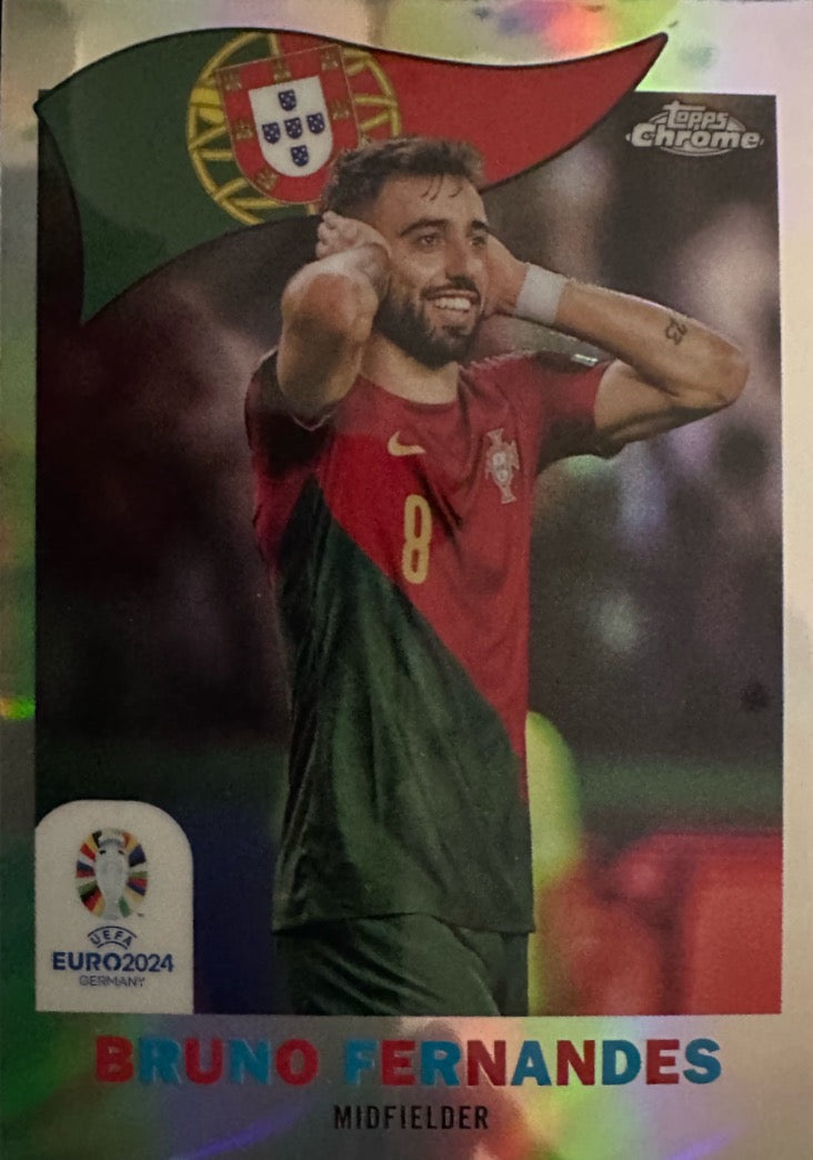 Euro 2024 Topps Chrome Mancolista - Scegli Card TC CC DB NN Refractor