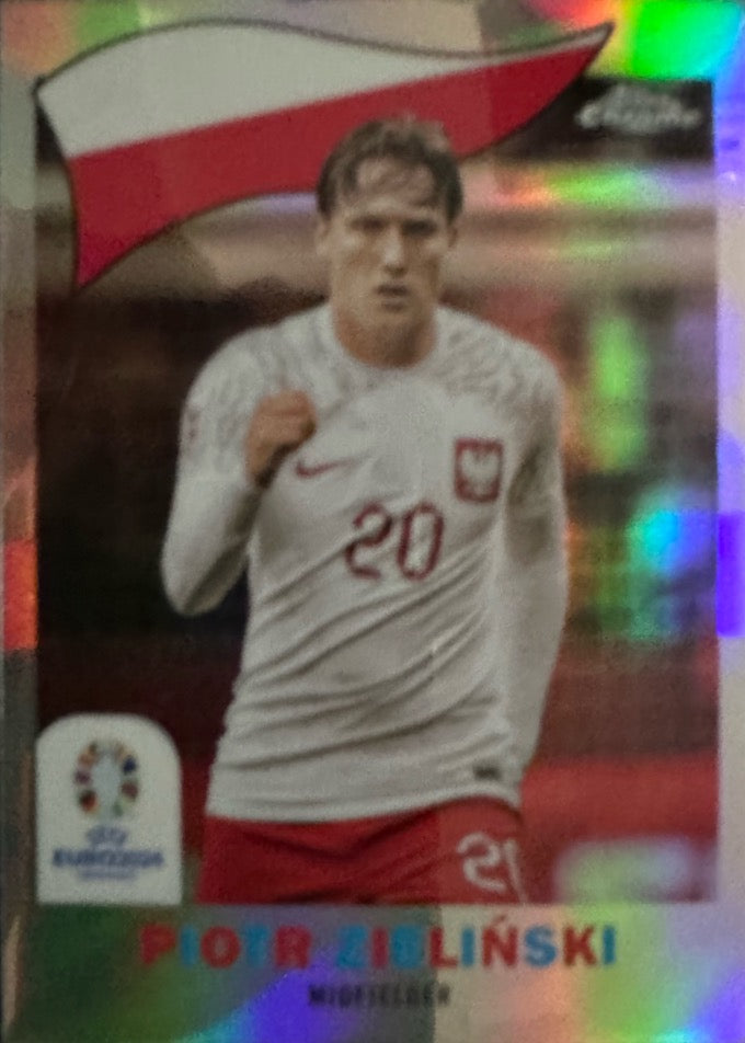 Euro 2024 Topps Chrome Mancolista - Scegli Card TC CC DB NN Refractor