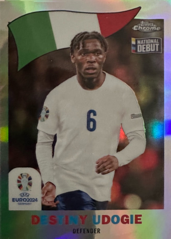 Euro 2024 Topps Chrome Mancolista - Scegli Card TC CC DB NN Refractor