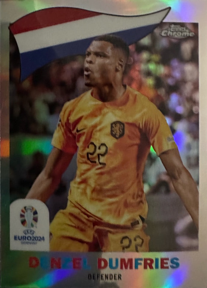 Euro 2024 Topps Chrome Mancolista - Scegli Card TC CC DB NN Refractor