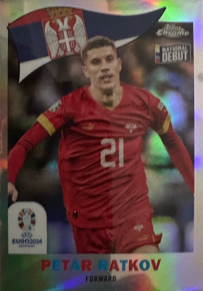 Euro 2024 Topps Chrome Mancolista - Scegli Card TC CC DB NN Refractor