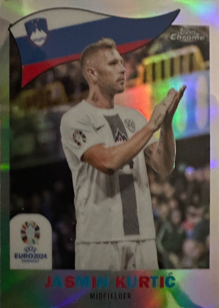 Euro 2024 Topps Chrome Mancolista - Scegli Card TC CC DB NN Refractor