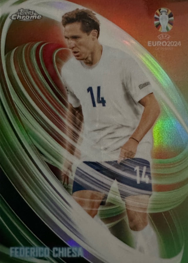 Euro 2024 Topps Chrome Mancolista - Scegli Card TC CC DB NN Refractor