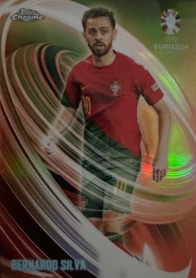 Euro 2024 Topps Chrome Mancolista - Scegli Card TC CC DB NN Refractor