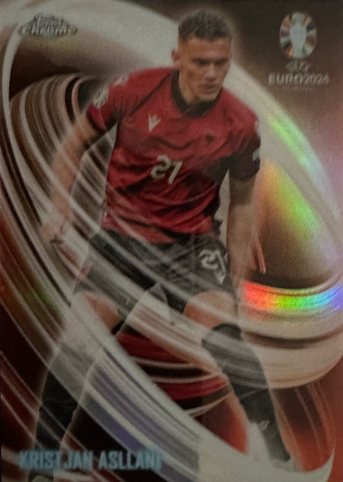 Euro 2024 Topps Chrome Mancolista - Scegli Card TC CC DB NN Refractor