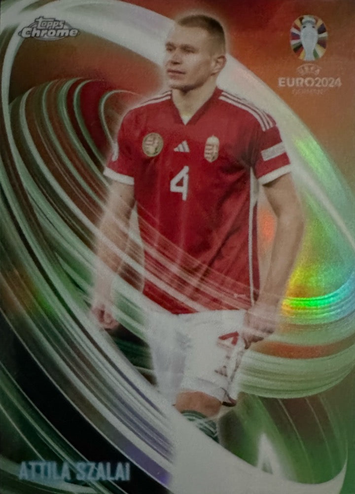 Euro 2024 Topps Chrome Mancolista - Scegli Card TC CC DB NN Refractor