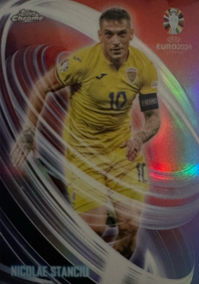 Euro 2024 Topps Chrome Mancolista - Scegli Card TC CC DB NN Refractor