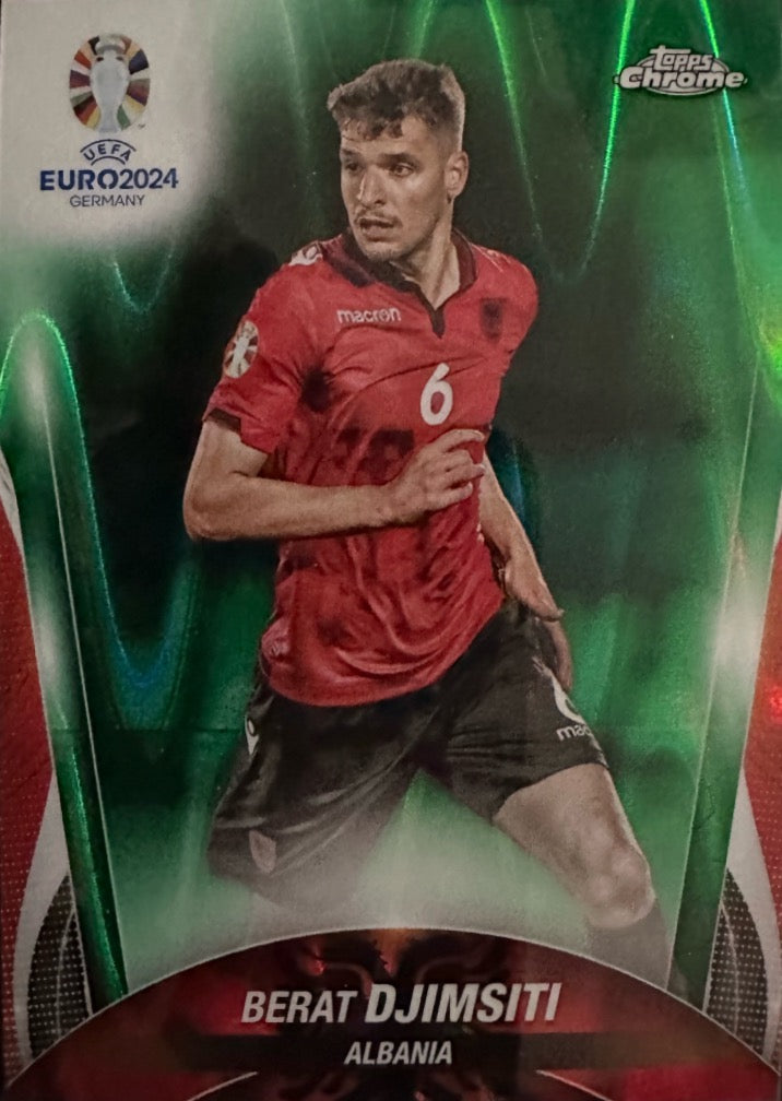 Euro 2024 Topps Chrome Mancolista - Scegli Card TC CC DB NN Refractor