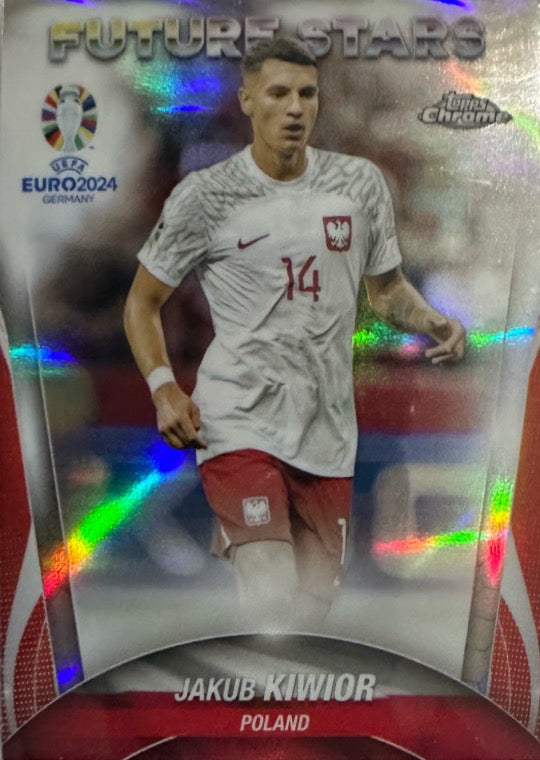 Euro 2024 Topps Chrome Mancolista - Scegli Card TC CC DB NN Refractor