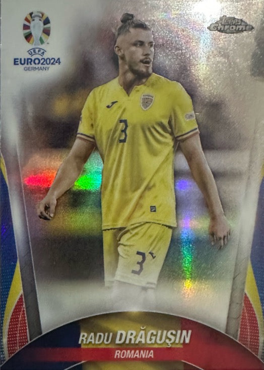 Euro 2024 Topps Chrome Mancolista - Scegli Card TC CC DB NN Refractor