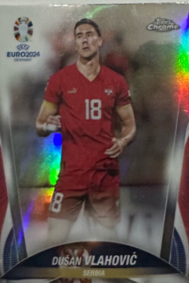 Euro 2024 Topps Chrome Mancolista - Scegli Card TC CC DB NN Refractor