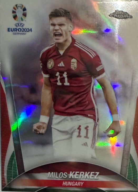 Euro 2024 Topps Chrome Mancolista - Scegli Card TC CC DB NN Refractor