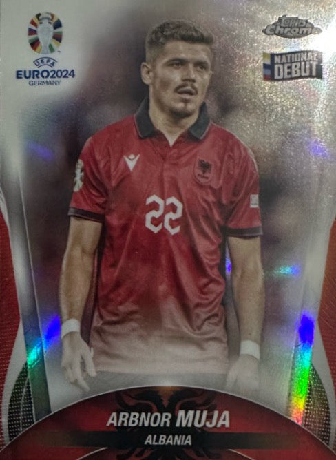 Euro 2024 Topps Chrome Mancolista - Scegli Card TC CC DB NN Refractor