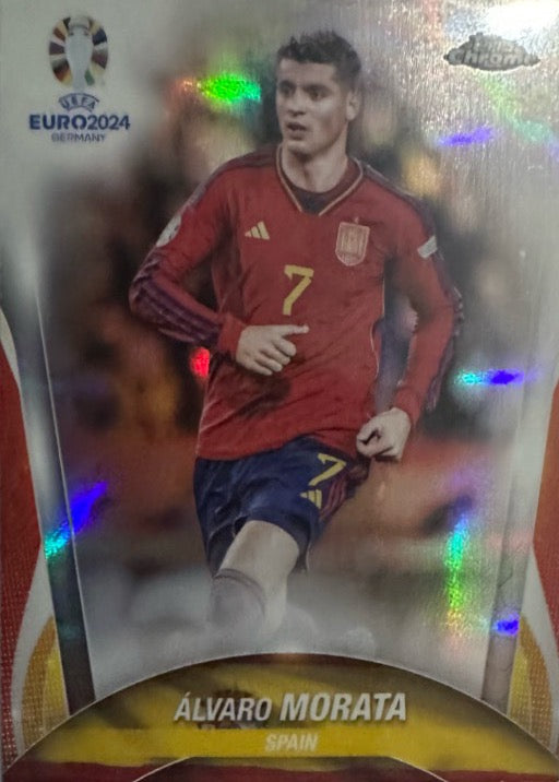 Euro 2024 Topps Chrome Mancolista - Scegli Card TC CC DB NN Refractor