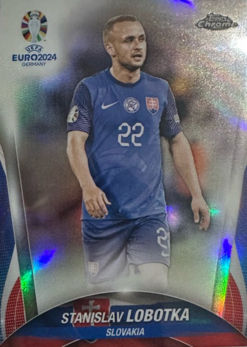 Euro 2024 Topps Chrome Mancolista - Scegli Card TC CC DB NN Refractor